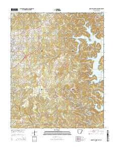 Mountain Home East Arkansas Current topographic map, 1:24000 scale, 7.5 X 7.5 Minute, Year 2014