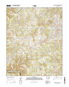 Mountain Home West Arkansas Current topographic map, 1:24000 scale, 7.5 X 7.5 Minute, Year 2014