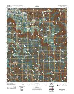 Mountain View Arkansas Historical topographic map, 1:24000 scale, 7.5 X 7.5 Minute, Year 2011