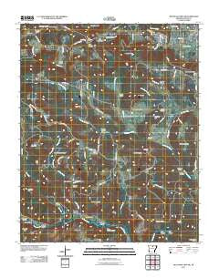 Mountain View SW Arkansas Historical topographic map, 1:24000 scale, 7.5 X 7.5 Minute, Year 2011