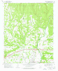 Mountainburg SE Arkansas Historical topographic map, 1:24000 scale, 7.5 X 7.5 Minute, Year 1969