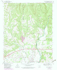 Mountainburg SE Arkansas Historical topographic map, 1:24000 scale, 7.5 X 7.5 Minute, Year 1969