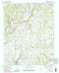 Mountainburg SW Arkansas Historical topographic map, 1:24000 scale, 7.5 X 7.5 Minute, Year 1969