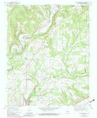 Mountainburg SW Arkansas Historical topographic map, 1:24000 scale, 7.5 X 7.5 Minute, Year 1969