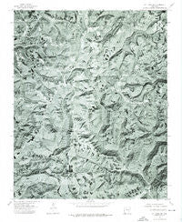 Mt Judea SW Arkansas Historical topographic map, 1:24000 scale, 7.5 X 7.5 Minute, Year 1974