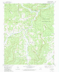 Mt Judea Arkansas Historical topographic map, 1:24000 scale, 7.5 X 7.5 Minute, Year 1980