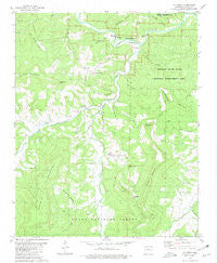 Mt Judea Arkansas Historical topographic map, 1:24000 scale, 7.5 X 7.5 Minute, Year 1980