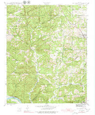 Mt Pleasant Arkansas Historical topographic map, 1:24000 scale, 7.5 X 7.5 Minute, Year 1942