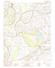 Mud Lake Arkansas Historical topographic map, 1:24000 scale, 7.5 X 7.5 Minute, Year 1984