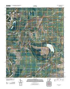 Mud Lake Arkansas Historical topographic map, 1:24000 scale, 7.5 X 7.5 Minute, Year 2011