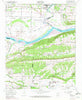 Mulberry Arkansas Historical topographic map, 1:24000 scale, 7.5 X 7.5 Minute, Year 1948
