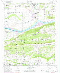 Mulberry Arkansas Historical topographic map, 1:24000 scale, 7.5 X 7.5 Minute, Year 1948