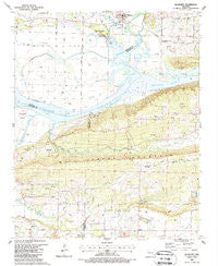 Mulberry Arkansas Historical topographic map, 1:24000 scale, 7.5 X 7.5 Minute, Year 1987