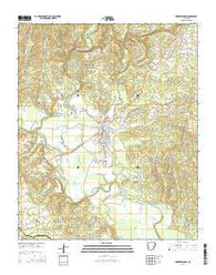 Murfreesboro Arkansas Current topographic map, 1:24000 scale, 7.5 X 7.5 Minute, Year 2014