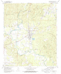 Murfreesboro Arkansas Historical topographic map, 1:24000 scale, 7.5 X 7.5 Minute, Year 1970