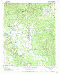 Murfreesboro Arkansas Historical topographic map, 1:24000 scale, 7.5 X 7.5 Minute, Year 1970