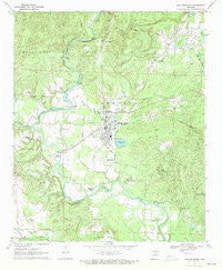 Murfreesboro Arkansas Historical topographic map, 1:24000 scale, 7.5 X 7.5 Minute, Year 1970