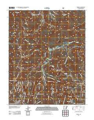 Murray Arkansas Historical topographic map, 1:24000 scale, 7.5 X 7.5 Minute, Year 2011