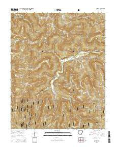 Murray Arkansas Current topographic map, 1:24000 scale, 7.5 X 7.5 Minute, Year 2014