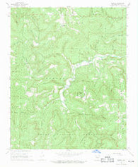 Murray Arkansas Historical topographic map, 1:24000 scale, 7.5 X 7.5 Minute, Year 1968