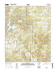 Myron Arkansas Current topographic map, 1:24000 scale, 7.5 X 7.5 Minute, Year 2014