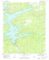 Narrows Dam Arkansas Historical topographic map, 1:24000 scale, 7.5 X 7.5 Minute, Year 1969