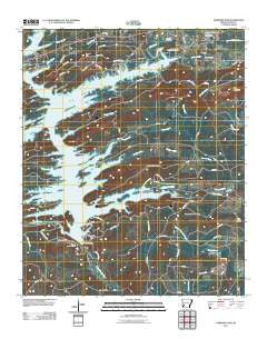 Narrows Dam Arkansas Historical topographic map, 1:24000 scale, 7.5 X 7.5 Minute, Year 2011