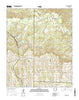 Nathan Arkansas Current topographic map, 1:24000 scale, 7.5 X 7.5 Minute, Year 2014