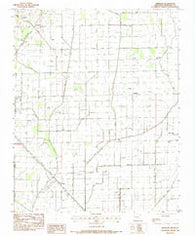 Needham Arkansas Historical topographic map, 1:24000 scale, 7.5 X 7.5 Minute, Year 1983