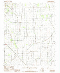 Needham Arkansas Historical topographic map, 1:24000 scale, 7.5 X 7.5 Minute, Year 1983