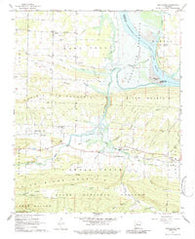 New Blaine Arkansas Historical topographic map, 1:24000 scale, 7.5 X 7.5 Minute, Year 1962