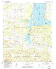 New Blaine Arkansas Historical topographic map, 1:24000 scale, 7.5 X 7.5 Minute, Year 1993