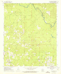New Edinburg Arkansas Historical topographic map, 1:24000 scale, 7.5 X 7.5 Minute, Year 1970