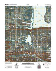 New Blaine Arkansas Historical topographic map, 1:24000 scale, 7.5 X 7.5 Minute, Year 2011