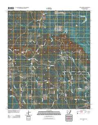 New London Arkansas Historical topographic map, 1:24000 scale, 7.5 X 7.5 Minute, Year 2011