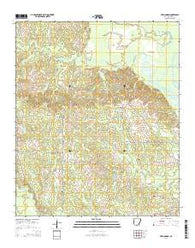 New London Arkansas Current topographic map, 1:24000 scale, 7.5 X 7.5 Minute, Year 2014