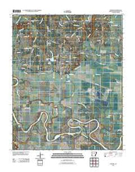 Newark Arkansas Historical topographic map, 1:24000 scale, 7.5 X 7.5 Minute, Year 2011