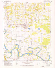 Newark Arkansas Historical topographic map, 1:24000 scale, 7.5 X 7.5 Minute, Year 1962