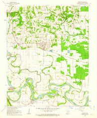 Newark Arkansas Historical topographic map, 1:24000 scale, 7.5 X 7.5 Minute, Year 1962