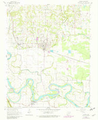 Newark Arkansas Historical topographic map, 1:24000 scale, 7.5 X 7.5 Minute, Year 1962