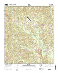 Newell Arkansas Current topographic map, 1:24000 scale, 7.5 X 7.5 Minute, Year 2014