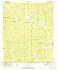 Newell Arkansas Historical topographic map, 1:24000 scale, 7.5 X 7.5 Minute, Year 1971