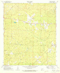 Newell Arkansas Historical topographic map, 1:24000 scale, 7.5 X 7.5 Minute, Year 1971