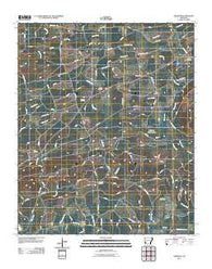 Newhope Arkansas Historical topographic map, 1:24000 scale, 7.5 X 7.5 Minute, Year 2011