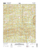 Newhope Arkansas Current topographic map, 1:24000 scale, 7.5 X 7.5 Minute, Year 2014