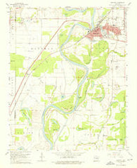 Newport Arkansas Historical topographic map, 1:24000 scale, 7.5 X 7.5 Minute, Year 1962