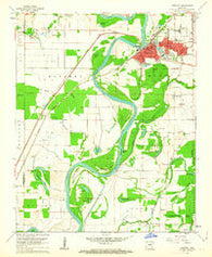 Newport Arkansas Historical topographic map, 1:24000 scale, 7.5 X 7.5 Minute, Year 1962
