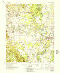 Newport Arkansas Historical topographic map, 1:62500 scale, 15 X 15 Minute, Year 1966