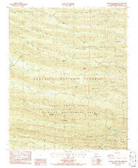 Nichols Mountain Arkansas Historical topographic map, 1:24000 scale, 7.5 X 7.5 Minute, Year 1986