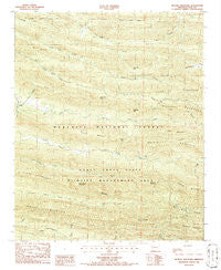 Nichols Mountain Arkansas Historical topographic map, 1:24000 scale, 7.5 X 7.5 Minute, Year 1986